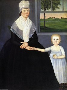 Lucy Knapp Mygatt And Her Son George — John Brewster Junior