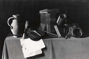 Tabletop With Violin, (painting) — John Frederick Peto