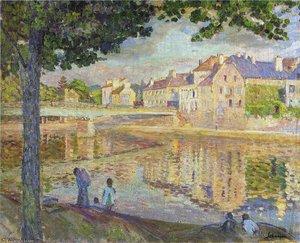 On The Marne River — Henri Lebasque