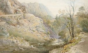A Rocky Gorge — Thomas Sewell Robins