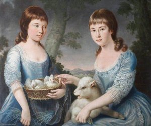 Elizabeth Chichester (1768–1825), And Mary Chichester (1771–1820), As Children, Aged 9 And 5 — George Paul Chalmers