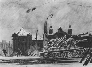 The Tanks Are On The Front. Byelorussia Station — Aleksandr Deyneka