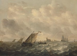 River View, Abraham Van Beyeren, C. 1643 - C. 1650 — Abraham Hendricksz. Van Beyeren, Dutch Golden Age