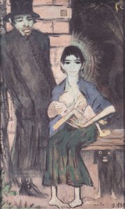 Polnische Familie — Otto Mueller