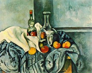 Still Life With Peppermint Bottle,1890-94, Ng Washin — Paul Cézanne, Cubism