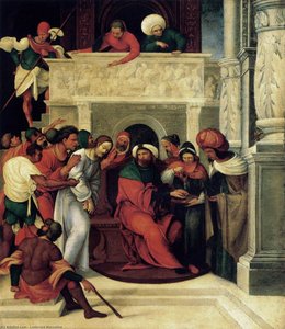 Christ Before Pilate — Lodovico Mazzolino