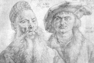 Portrait Of Paul Martin And The Topler Pfinzig — Albrecht Dürer