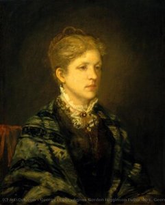 Agnes Gordon Higginson Fuller (mrs. George Fuller) — George Fuller