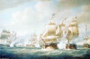 Destruction Of The French Squadron Of Admiral Leissegues At Santo-domingo