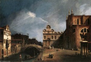 Etto Santi Giovanni E Paolo And The Scuola Di San Marco — Canaletto