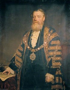 Sir Henry Edmund Knight, Lord Mayor Of London (1882) — John Robert Dicksee