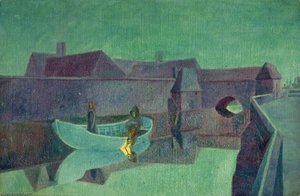 A Nocturnal River Scene