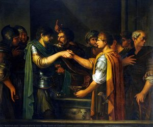 The Oath Of Catiline (after Salvator Rosa) — Joseph Marie Vien