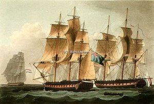Hms Sirius Vs Furie - — Thomas Whitcombe
