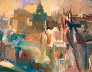 Evening In The City Of London — David Bomberg