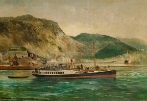 Boat In Front Of Barmouth — William Horde Yorke