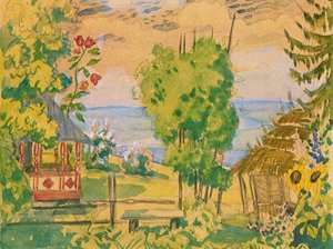 Berendeyevka — Boris Mikhailovich Kustodiev, Impressionism