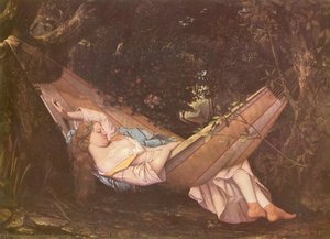 The Hammock — Gustave Courbet