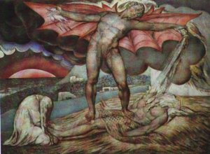 Satan Smiting Job With Boils — William Blake