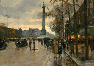 Place De La Bastille — Edouard Cortès