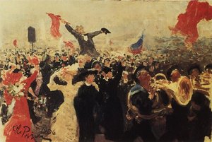 Demonstration On October 17, 1905 (sketch) — Ilya Yefimovich Repin