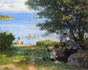 By The Water — Edward Henry Potthast
