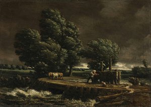 The Flood Gate — Sir John Watson Gordon