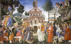 The Temptation Of Christ — Sandro Botticelli, Early Renaissance