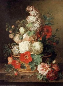 Basket Of Flowers — Cornelis Van Spaendonck