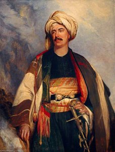 David Roberts (1796–1864), Artist, In Arab Dress — Robert Scott Lauder