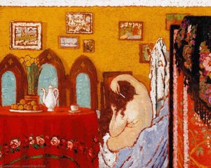 Woman Combing Her Hair — József Rippl-rónai
