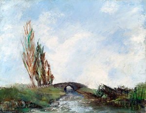 River, Bridge And Trees — Frank Warren
