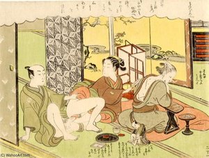 The Mannekin Voyeur - — Suzuki Harunobu, Ukiyo-e