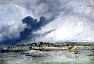 Copang Bay, The Messenger At Anchor — Thomas Baines