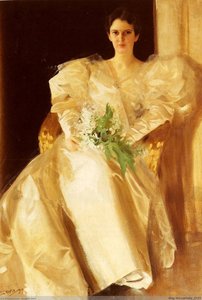 Portrait Of Mrs. Eben Richards — Anders Leonard Zorn, Impressionism