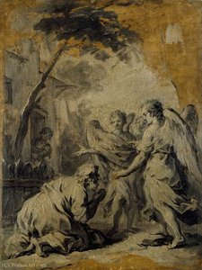 Abraham And The Three Angels — Jacopo Amigoni