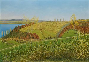 Frühlingslandschaft Am Untersee, 1941 — Adolf Dietrich, New Objectivity