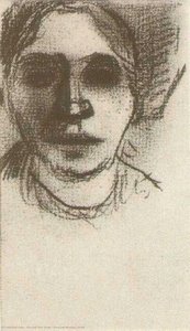 Peasant Woman, Head — Vincent Willem Van Gogh, Post-impressionism