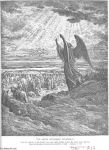 An Angel Appears To The Israelites — Paul Gustave Doré, Romantic Realism