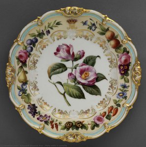 Plate With A Camelia — Edouard Honoré Ave