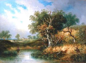 Landscape With River — Samuel David Colkett