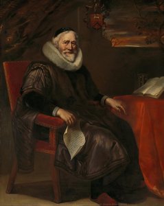 Cornelis Nuyts (1574-1661). Amsterdam Merchant, Jürgen Ovens, 1658 — Jürgen Ovens