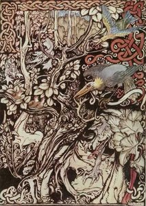 Wild And Shy And Monstrous Creatures Ranged In Her Plains And Forests — Arthur Rackham