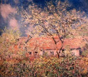 Springtime At Giverny — Claude Monet, Impressionism