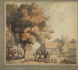 The Meet — Thomas Rowlandson