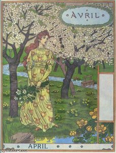 April — Eugène Samuel Grasset