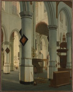 Interior Of The Oude Kerk, Delft — Hendrick Corneliszoon Van Vliet