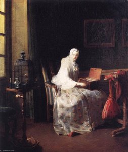 The Canary — Jean-baptiste-siméon Chardin