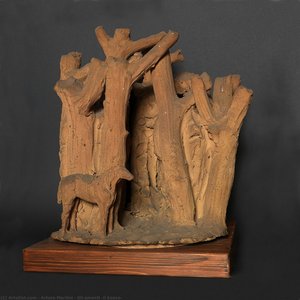 Gli Amanti (il Bosco) — Arturo Martini