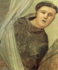 Scenes From The Life Of Saint Francis: 7. Vision Of The Ascension Of St Francis (detail) — Giotto Di Bondone, Early Renaissance